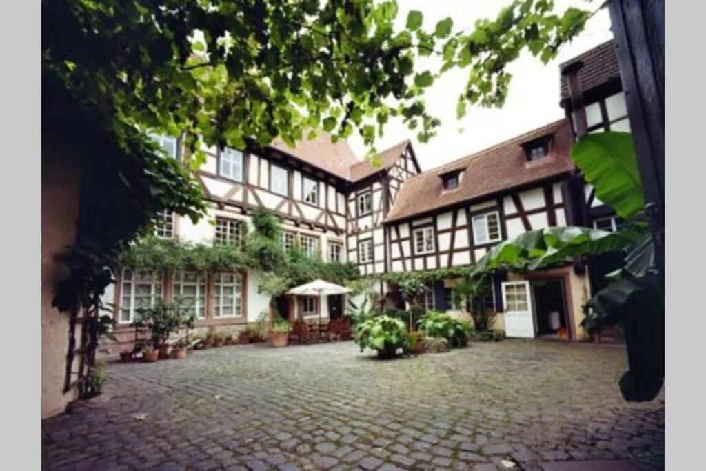 Historischer Adelshof Am Marktplatz, Atelier 70 M² Weinheim Esterno foto