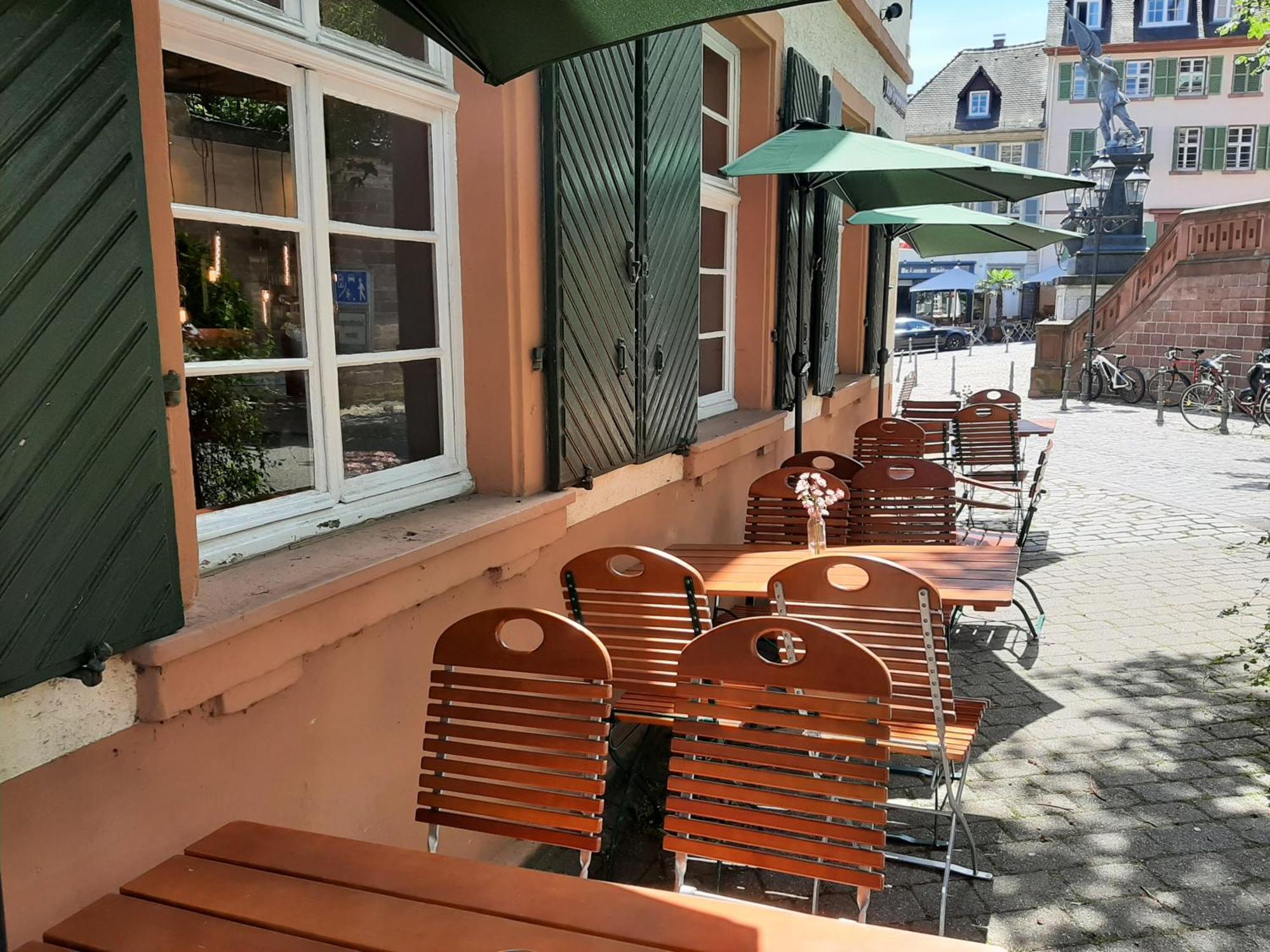 Historischer Adelshof Am Marktplatz, Atelier 70 M² Weinheim Esterno foto
